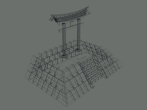japanese torii gate fantasy max free - Japanese Torii Gate by TheMadAsylum
